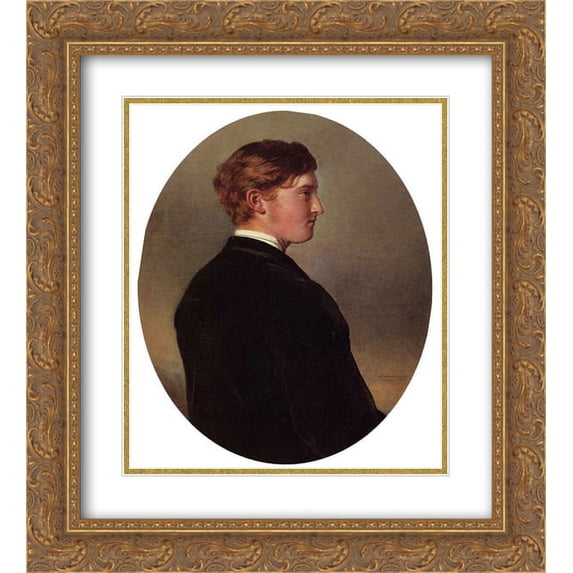 Franz Xaver Winterhalter 2x Matted 20x24 Gold Ornate Framed Art Print 'William Douglas Hamilton, 12th Duke of Hamilton'