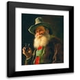 thumbnail image 1 of Franz von Defregger 20x24 Black Modern Framed Museum Art Print Titled - Tyrolean Farmer with Wine Glass, 1 of 5