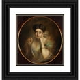 thumbnail image 1 of Franz von Lenbach 12x13 Black Ornate Wood Framed Double Matted Museum Art Print Titled: Portrait of Mary Victoria Lady Curzon Von Kedleston, Vice Queen of India (1896), 1 of 5
