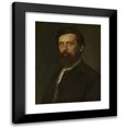 thumbnail image 1 of Franz von Lenbach 19x24 Black Modern Framed Museum Art Print Titled - Portrait of Arnold Bocklin (1875), 1 of 5