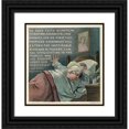 thumbnail image 1 of Franz von Matsch 15x15 Black Ornate Wood Framed Double Matted Museum Art Print Titled - The Little Drum Racket (1878), 1 of 5