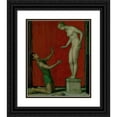 thumbnail image 1 of Franz von Stuck 15x18 Black Ornate Wood Framed Double Matted Museum Art Print Titled - Pygmalion (1926), 1 of 5