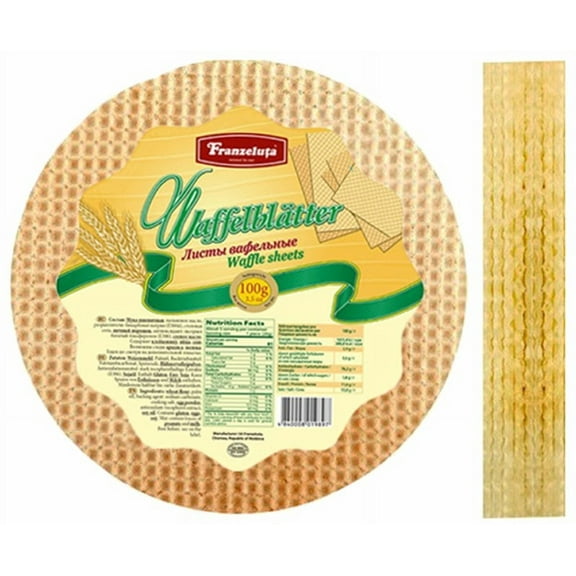 Franzeluta Plain Tort Wafer Sheets 100G - Versatile Delight For Baking And Crafting Exquisite Homema