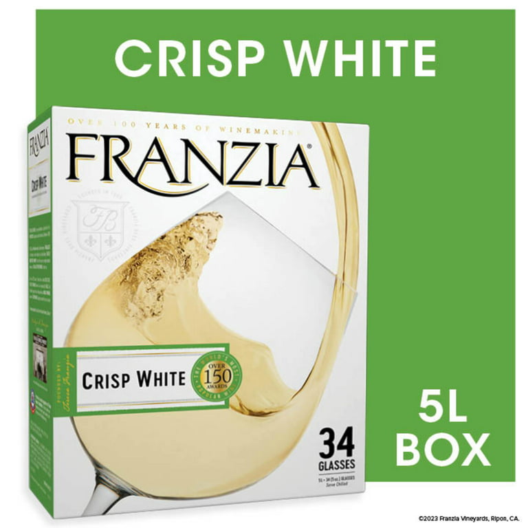 Franzia Crisp White House Favorites White Wine, 5 L Bag In Box