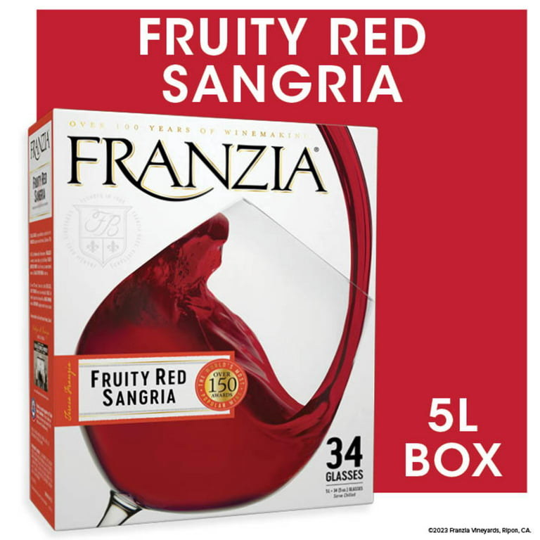 Franzia® Red Sangria Red Wine - 5 Liter - Walmart.com