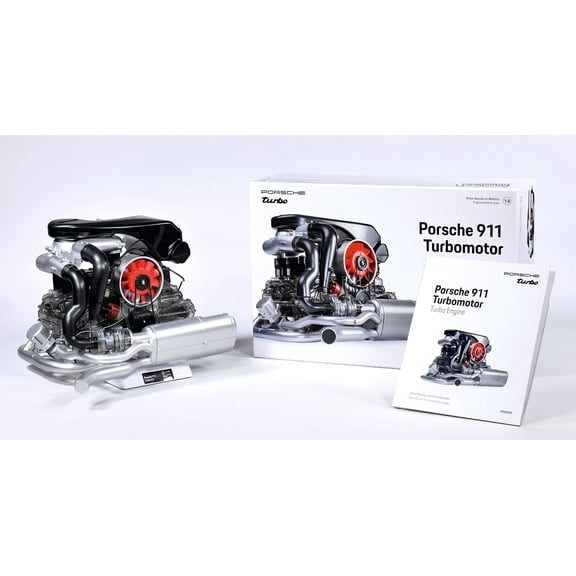 Franzis Porsche 911 Turbo Model Engine Kit with Collector's Book