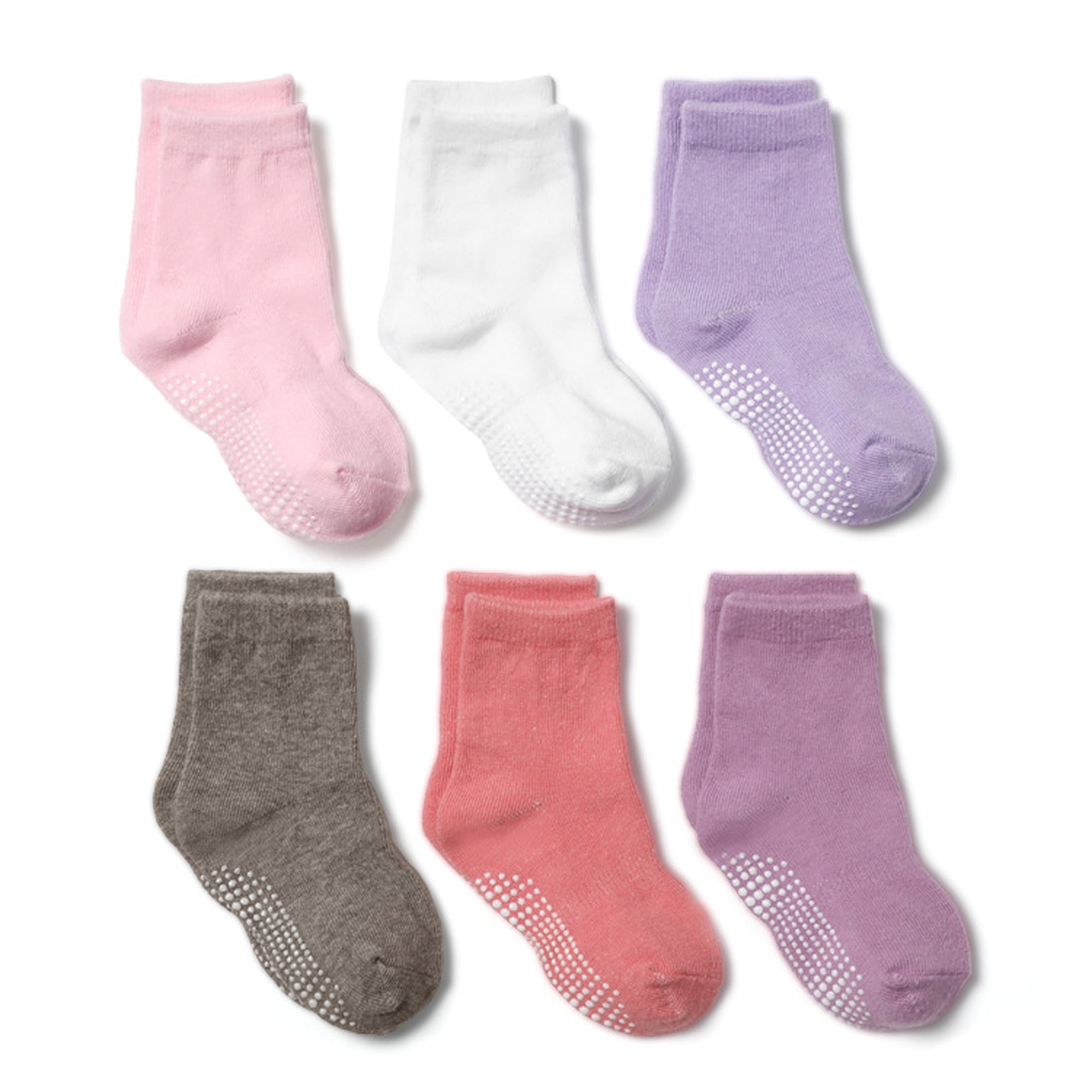 5-Pack Toddler Baby Girls Cotton Crew Socks - Ruffle Trim, Breathable Mesh, Ankle Length For Summer