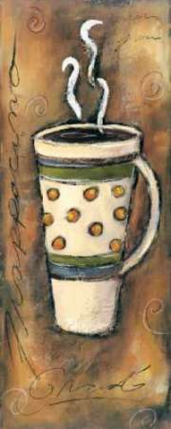 Frappacino Canvas Art - Tara Gamel (10 x 20)