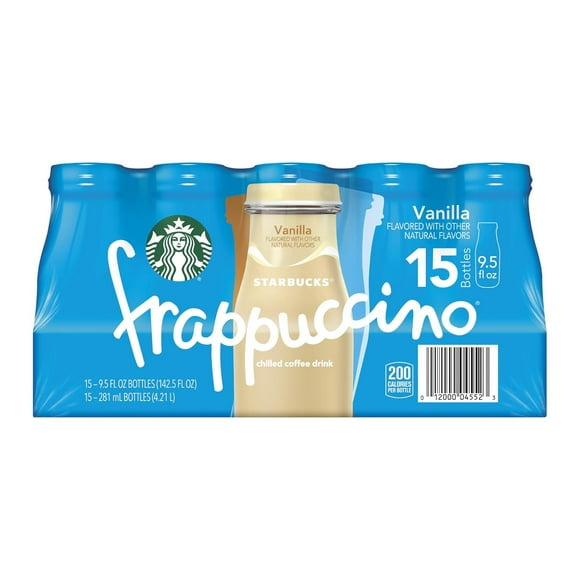 Frappuccino Coffee Drink, Vanilla (9.5 Ounce ., 15 Pk.), 142.5 Fl Ounce