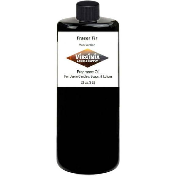 Fraser Fir Fragrance Oil 32 oz Bottle for Candle Making, Soap Making, Tart Making, Room Sprays, Lotions, Car Fresheners, Slime, Bath Bombs, Warmers