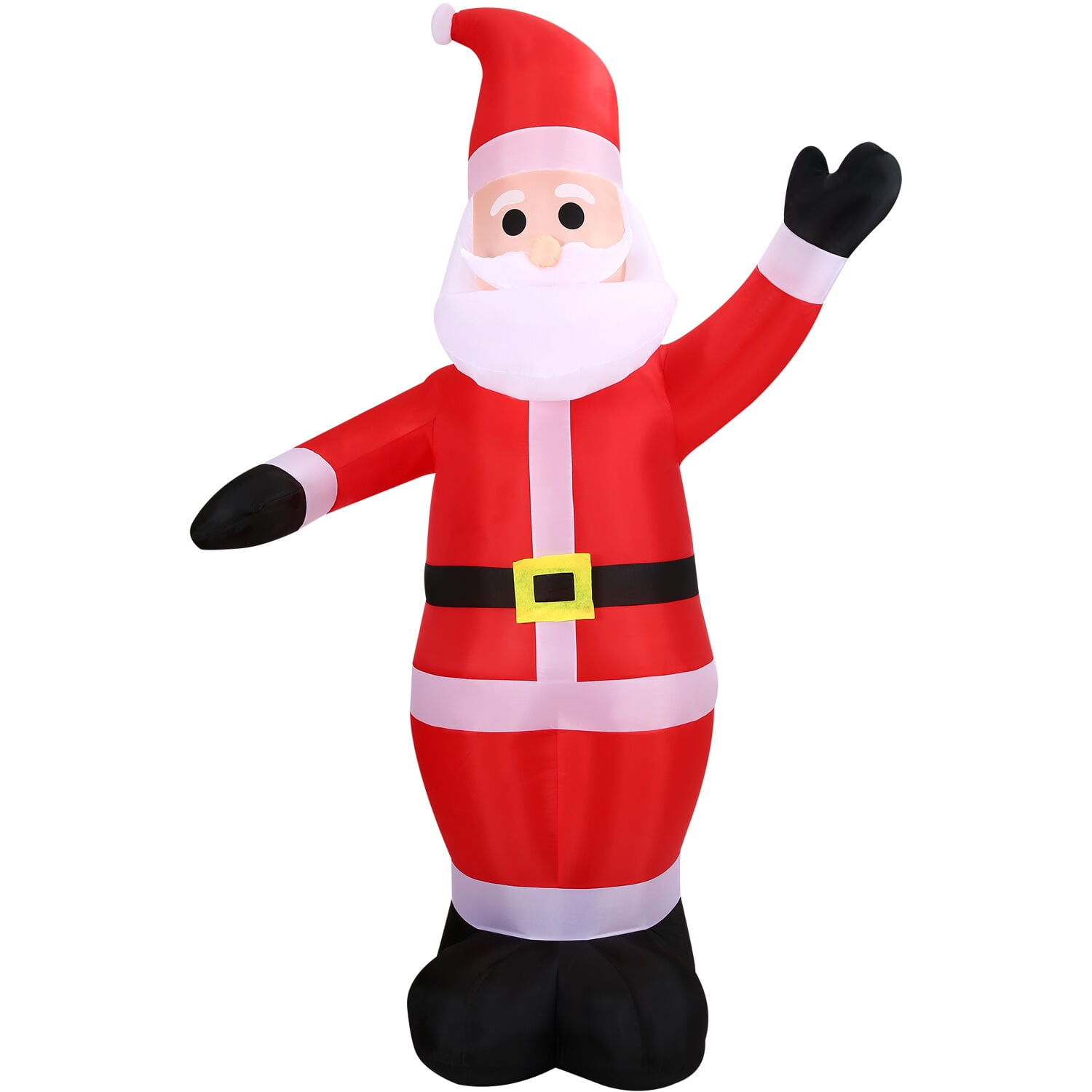 Fraser Hill Farm 10 Ft. Inflatable Christmas Santa Claus with LED ...