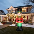 thumbnail image 1 of Fraser Hill Farm 10ft Inflatable Nutcracker w/ Lights, 1 of 12