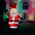 thumbnail image 1 of Fraser Hill Farm 12 ft Tall Inflatable Traditional Santa Claus, Outdoor Christmas Decoration with Lights, Perfect for Lawn and Yard Displays, FHFSANTA121-L, 1 of 15