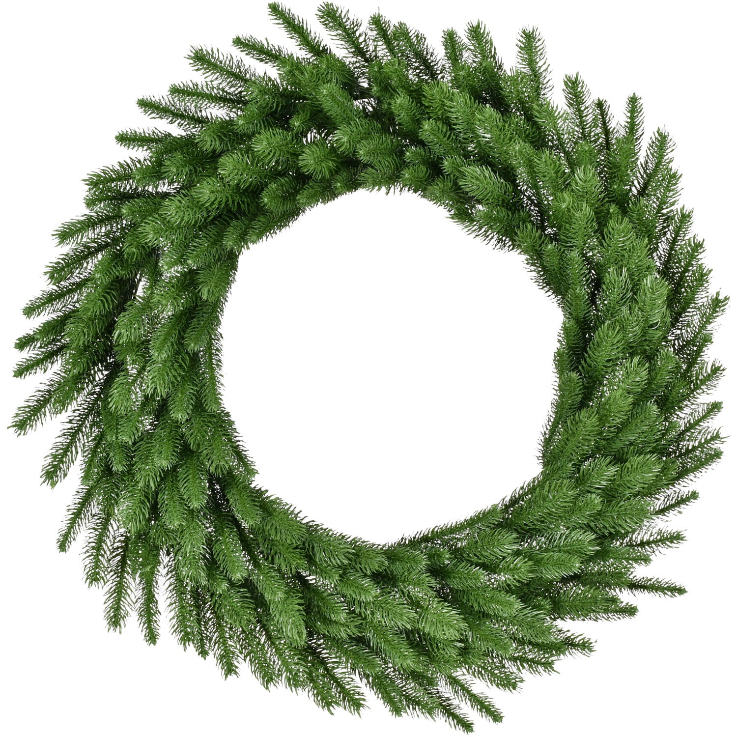 Fraser Hill Farm 24-Inch Green Pine Artificial Winter Wreath