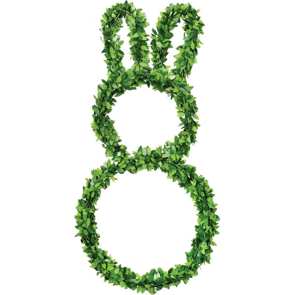 Fraser Hill Farm 24-inch Boxwood Bunny Wreath
