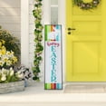 thumbnail image 1 of Fraser Hill Farm 45-inch Happy Easter Front Porch Sign with Built-In LED Lights and Bunny, Battery Operated, Spring Porch Leaner, Festive Holiday Decor for Home, Patio, Easter Decor, Multicolor, 1 of 12