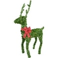 thumbnail image 1 of Fraser Hill Farm 5-ft Boxwood Deer Topiary Statue with Warm White LED Lights, 1 of 7
