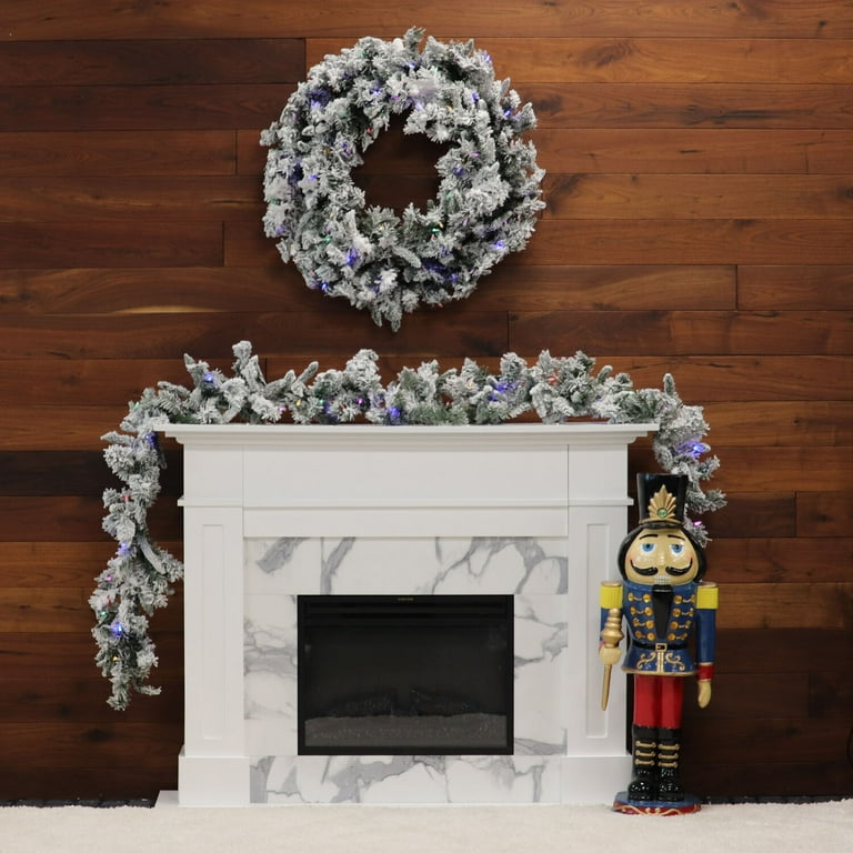 Battery operated mantel lights on sale
