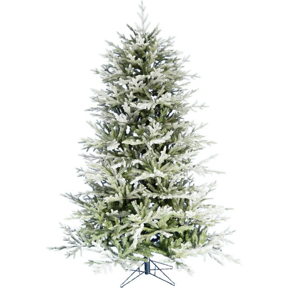 Fraser Hill Farm Assorted Colors Unlit Slim Christmas Tree, 7.5'