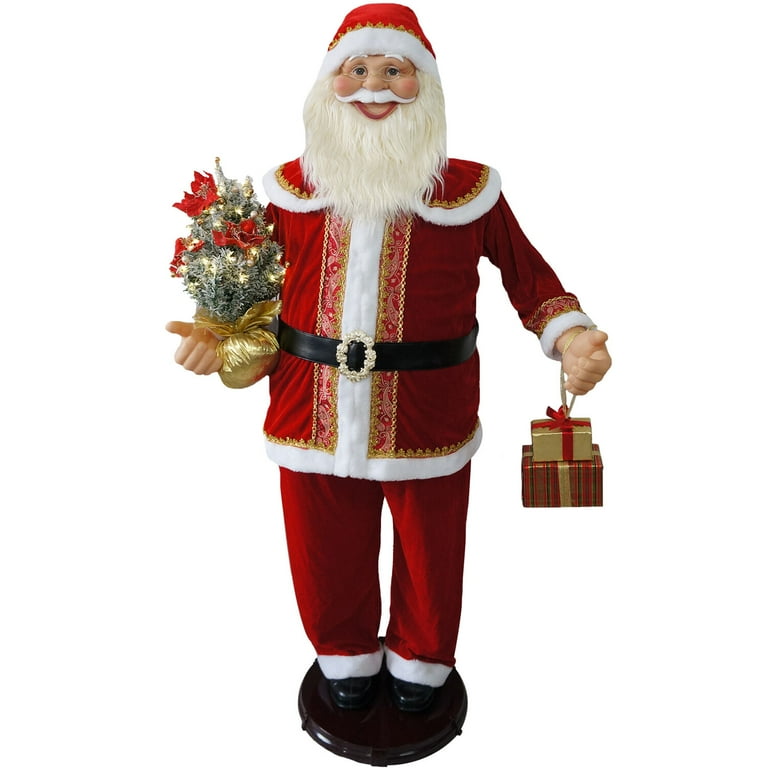 Fraser Hill Farm Dancing Santa Claus with Christmas Tree, 58