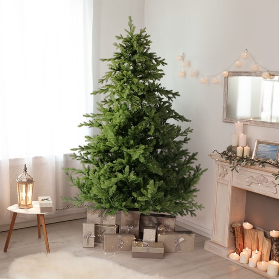 Fraser Hill Farm 7.5-Ft. Foxtail Pine Christmas Tree, FFFX075-0GR