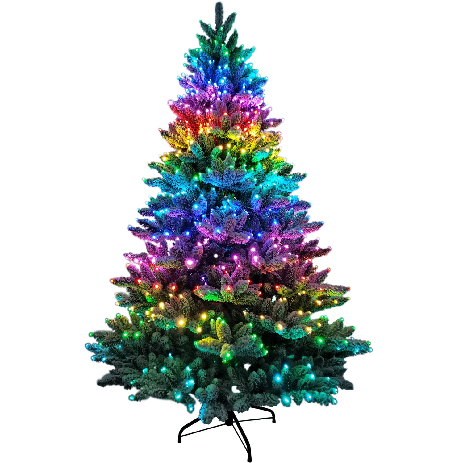 7' Christmas Tree Light String Bundle, 5mm LED, ColorSplash Mardi Gras -  The Christmas Light Emporium