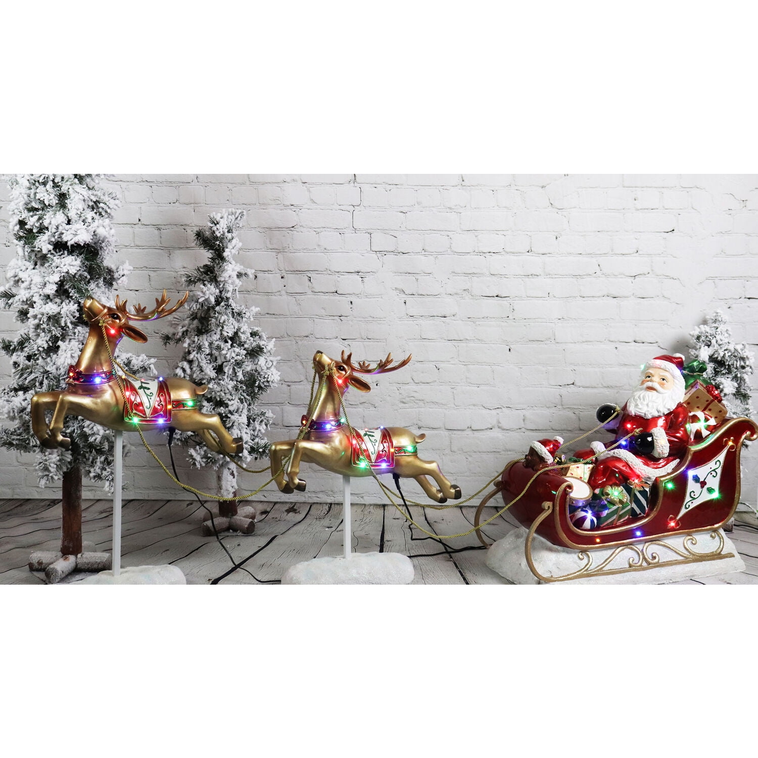 Fraser Hill Farm Indoor/Outdoor Oversized Christmas Decor with Long ...