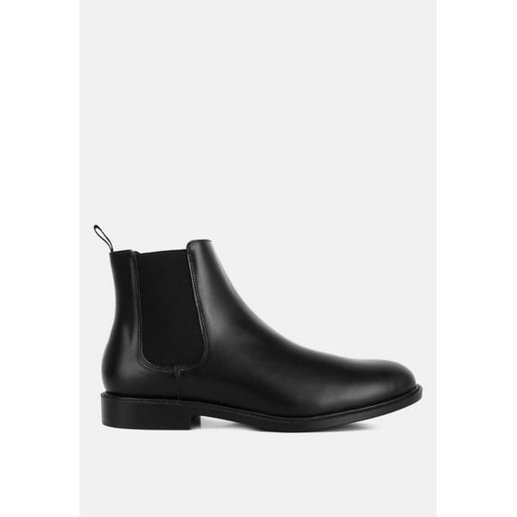 Fraser Men's Faux Leather Chelsea Boots