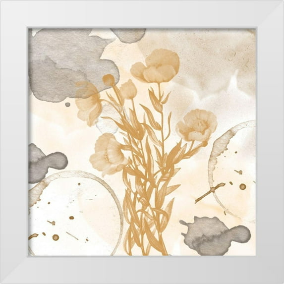 Fraser, Orane 15x15 White Modern Wood Framed Museum Art Print Titled - Flower Art 2