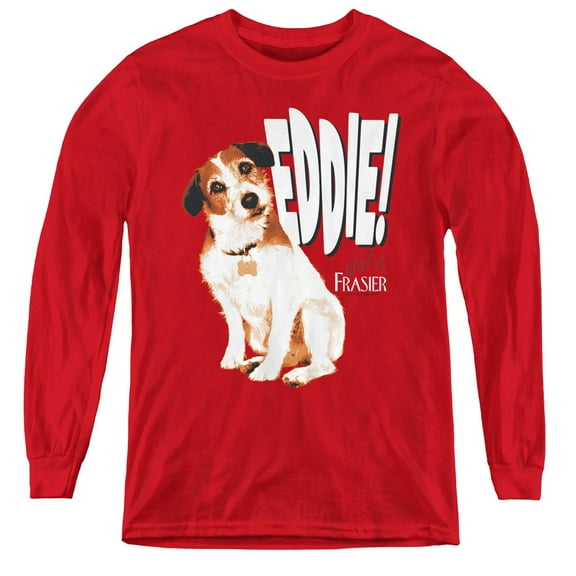 Frasier Eddie Youth Long Sleeve T-Shirt Red