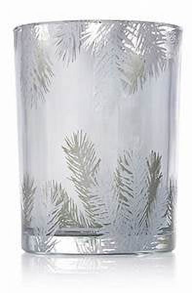 Frasier Fir Reed Silver Glass Candle 8.5 oz