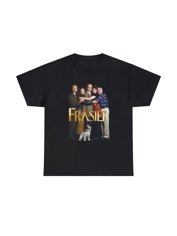 Frasier Heavy Cotton Tee, Kelsey Grammer, Jane Leeves, David Hyde Pierce