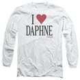 thumbnail image 1 of Frasier - I Heart Daphne - Long Sleeve Shirt - X-Large, 1 of 2
