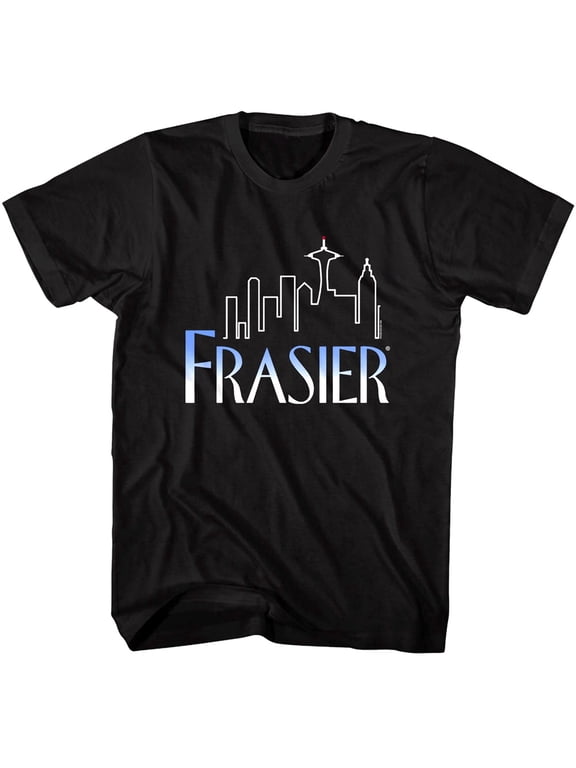 Frasier - Logo - American Classics - Black Adult Short Sleeve T-Shirt