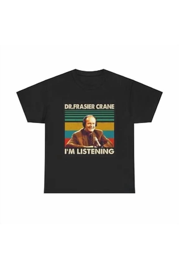 Frasier Tshirt Vintage Tv Series Retro Comedy Unisex Heavy Cotton Tee Funny | eBay