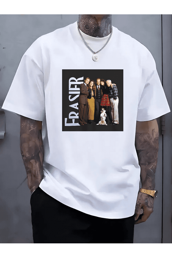 Frasier Vintage TV Series Retro Comedy Show Fan 90s Sitcom Art Comfort Color T-Shirt, for men & women, up to size 4XL