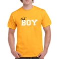 thumbnail image 1 of Fraternity Frat Boy Graphic Men Gold T-Shirt, Male Large, 1 of 4