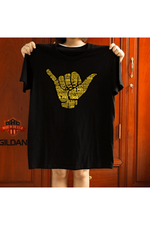 Fraternity Pride T Shirt Alpha Hand Sign 1906 Heritage Graphic Gift IdeaV12186,for unisex up to 5XL