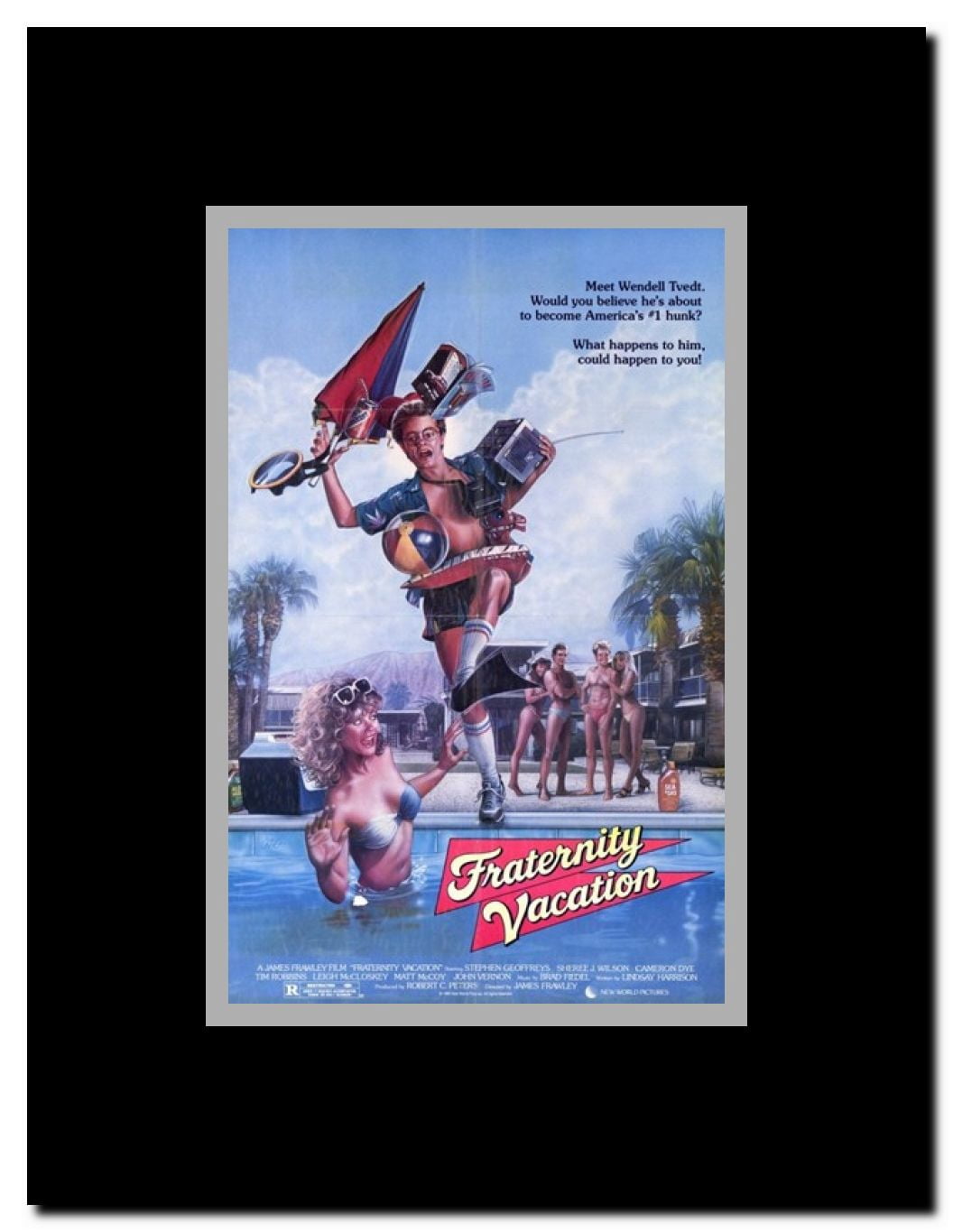 Fraternity Vacation Framed Movie Poster