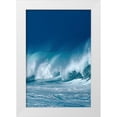 thumbnail image 1 of Frates, Dennis 11x14 White Modern Wood Framed Museum Art Print Titled - Breaking Waves II, 1 of 4