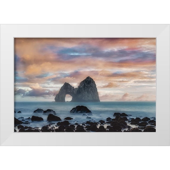 Frates, Dennis 14x11 White Modern Wood Framed Museum Art Print Titled - Far and Away