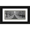 thumbnail image 1 of Frates, Dennis 14x8 Black Ornate Wood Framed with Double Matting Museum Art Print Titled - Maple Lined Road, 1 of 4