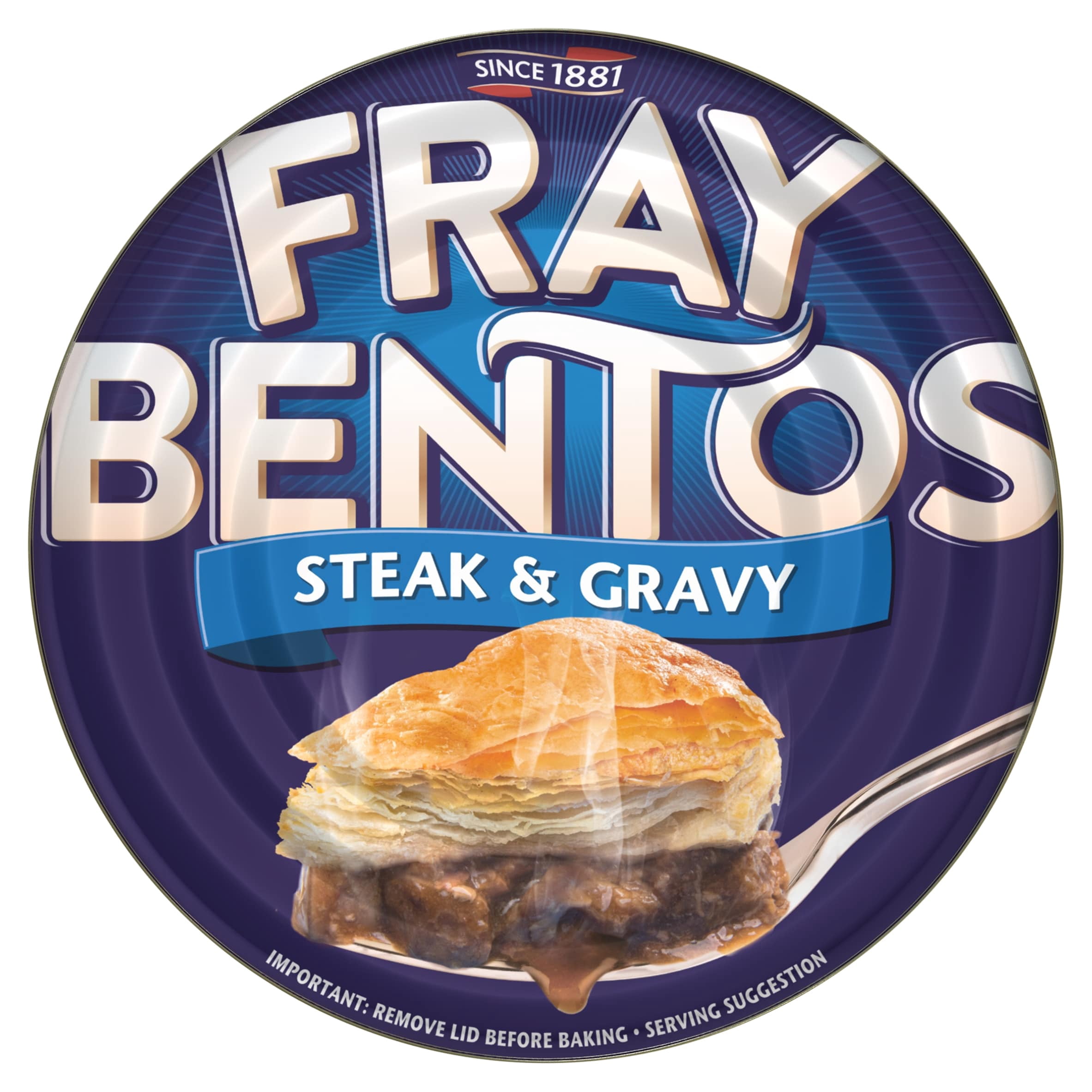 Fray Bentos Steak & Gravy Pie 425G, Imported from Britain