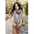 thumbnail image 1 of Frayed Bohemian Flow Scarf, 1 of 5