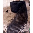thumbnail image 1 of Burlap Fabric Frayed Burlap Ribbon, Black, 2.5 in Wide x 10 Yards, Serged Edges, 1 of 1