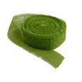 thumbnail image 1 of Burlap Fabric Frayed Burlap Ribbon, Chartreuse, 1.5 in Wide x 10 Yards, Serged Edges, 1 of 1