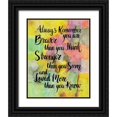 thumbnail image 1 of Frazer, Amy 26x32 Black Ornate Wood Framed with Double Matting Museum Art Print Titled - Braver Than You Think, 1 of 4