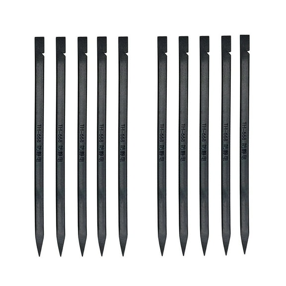 10 Pieces Universal Static Plastic Spudger Stick Opening Pry Tool Kit for Tablets Laptop