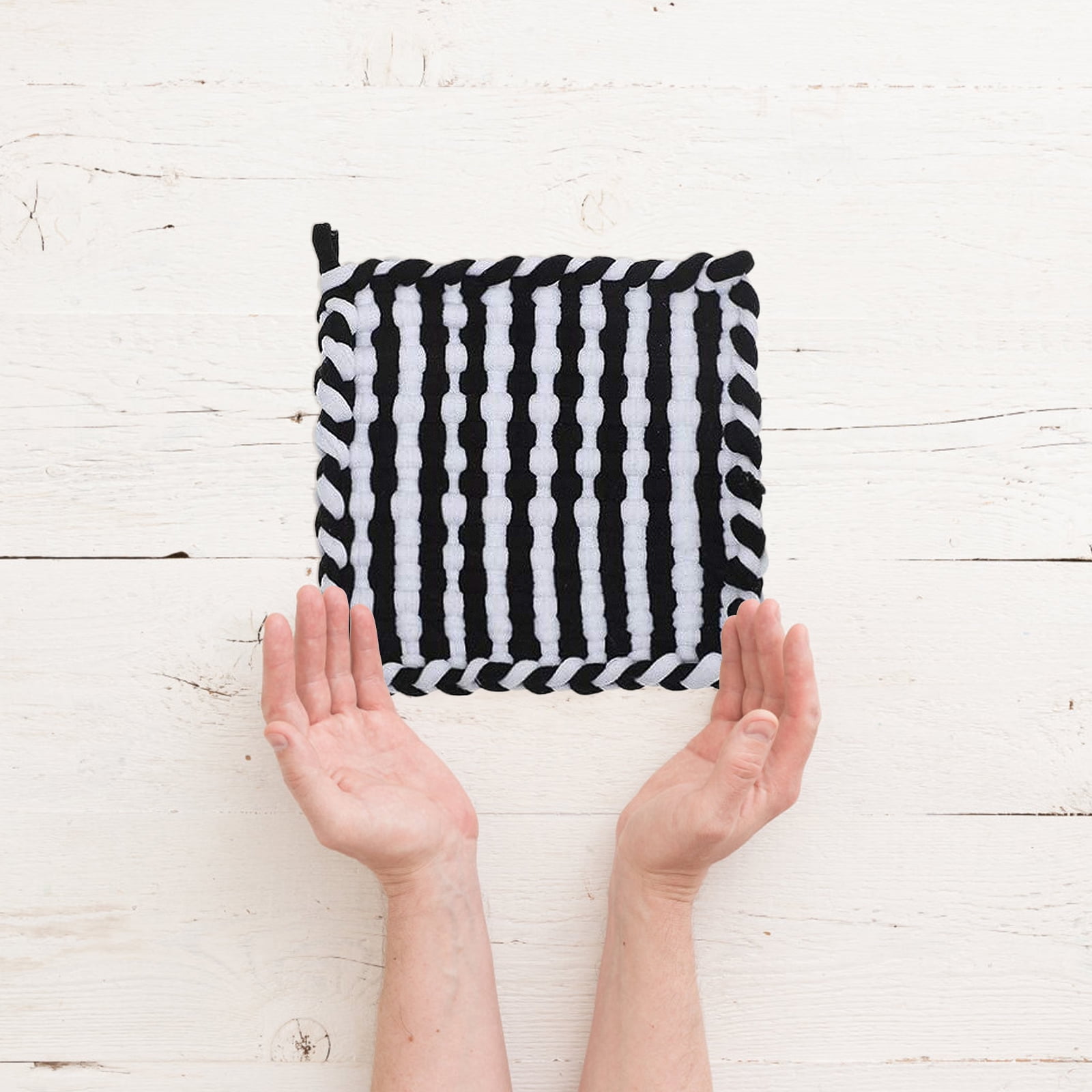 Frcolor 192pcs Potholder Weaving Loom Loops Multicolored Elastic Loom