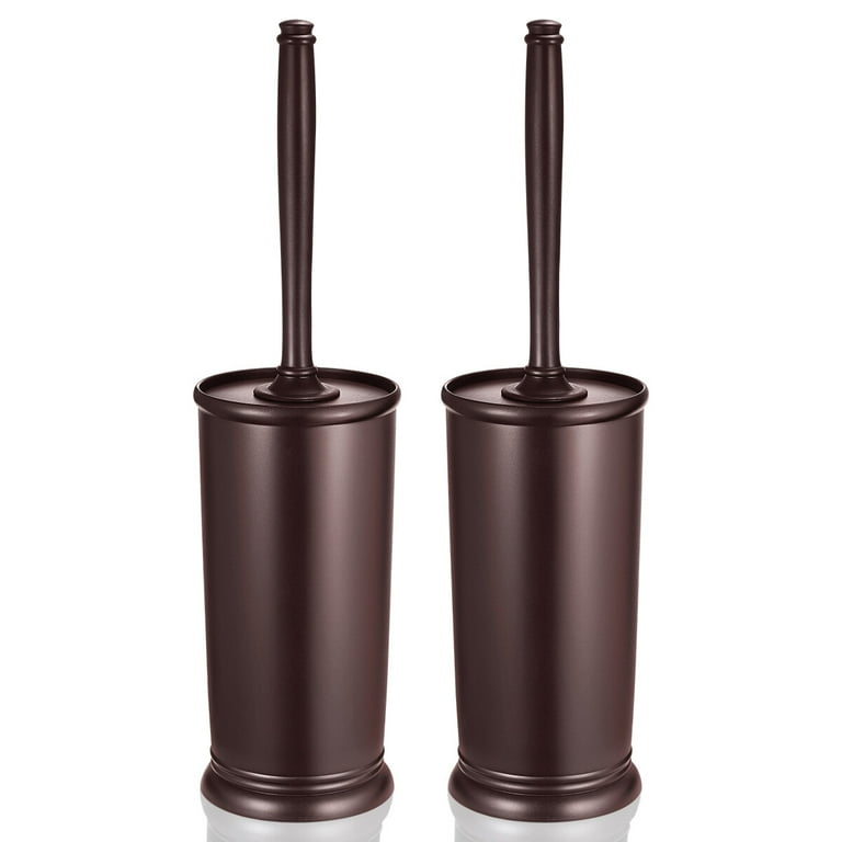 Brown toilet deals brush set